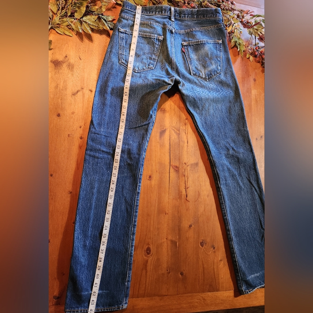 Men's 501 LEVI'S Blue Jeans 32×34 - Picture 5 of 7
